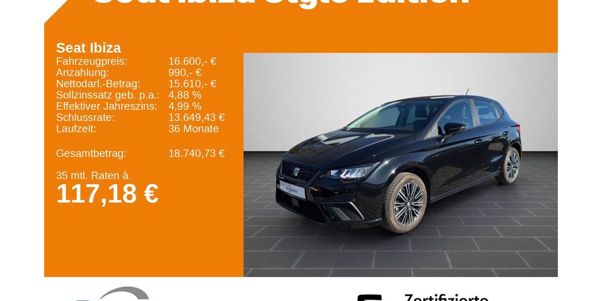 Seat Ibiza 17.953 km 16.400 &euro; Ladenburg 68526