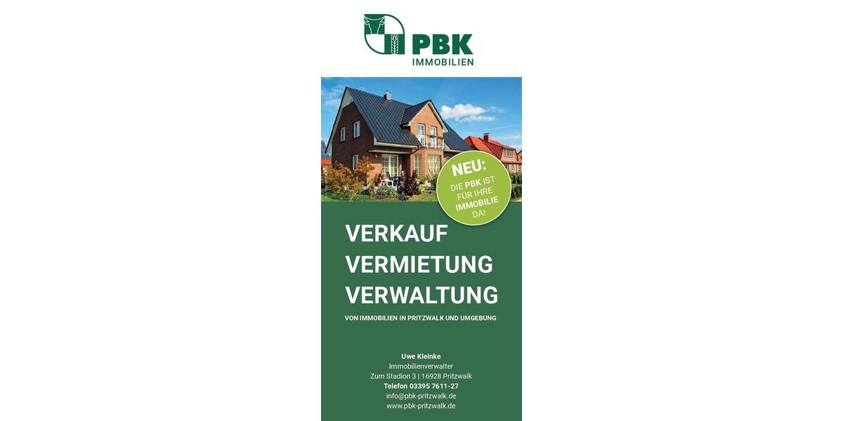 Etagenwohnung Pritzwalk - 3 Zimmer, 60 m&sup2;, 390&euro; | Angebot:26421342