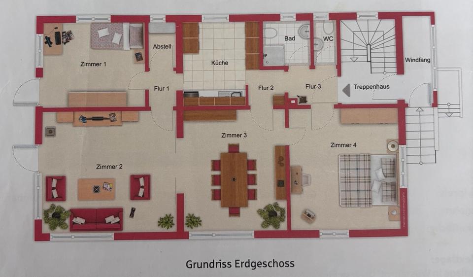4-Zimmer-Wohnung in Wüstenrot zimmer