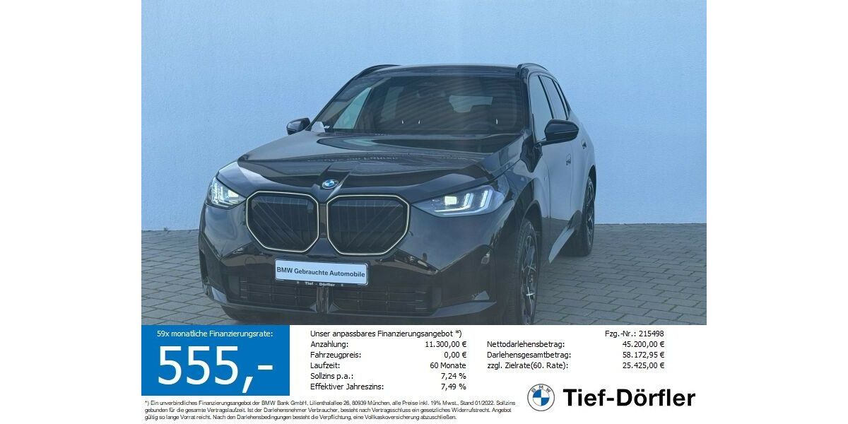 BMW X3 6.850 km 56.500 &euro; Marktsteft 97342