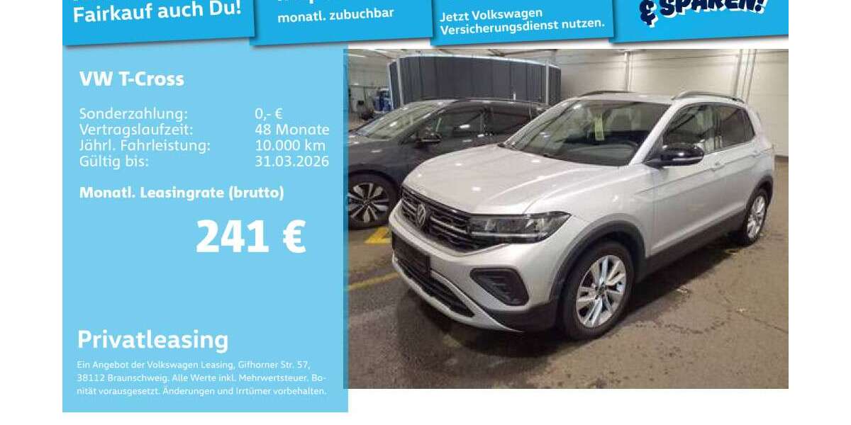 VW T-Cross 25.614 km 23.258 &euro; Mannheim 68309