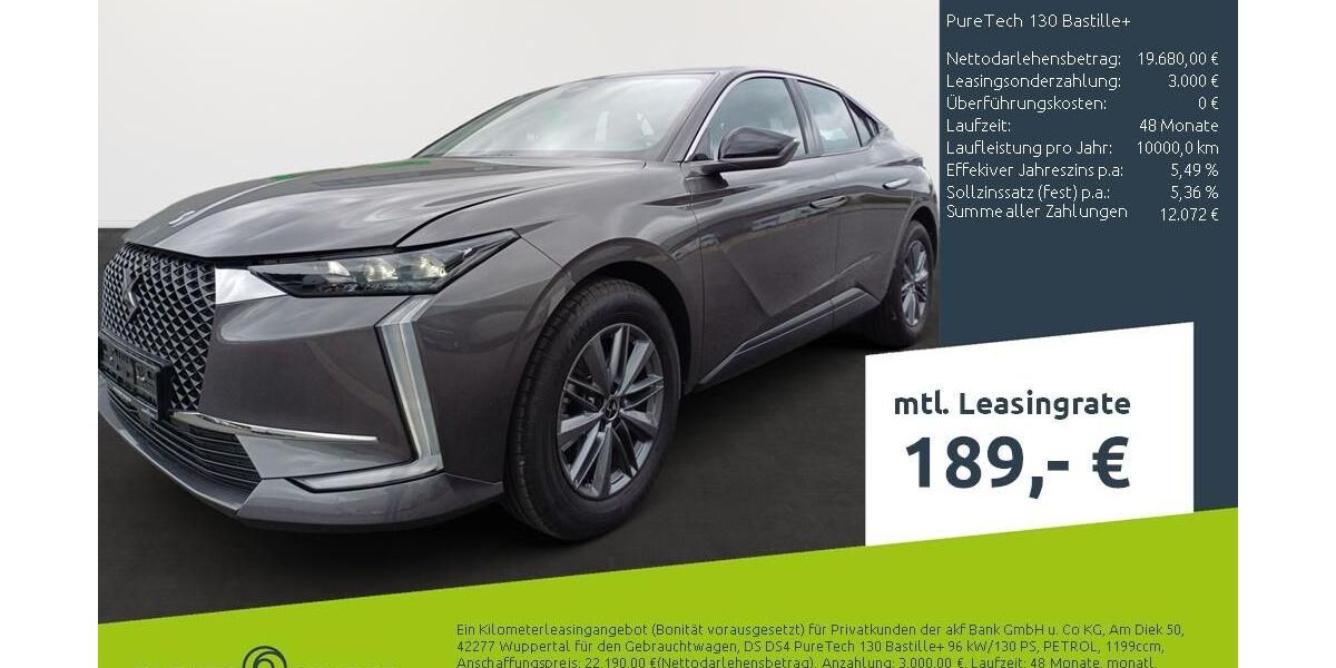 DS Automobiles DS4 19.580 km 18.479 &euro; Borken 46325