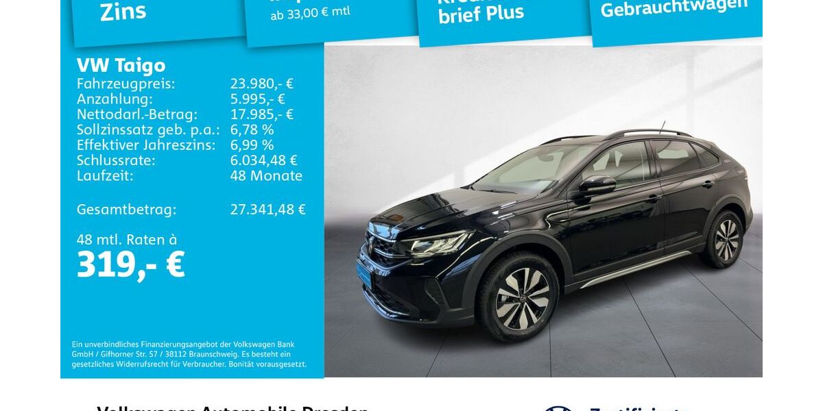 VW Taigo 11.502 km 23.980 &euro; Dresden 01169