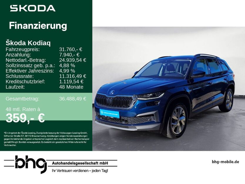 Skoda Kodiaq 75.431 km 31.760 € Bühl 77815
