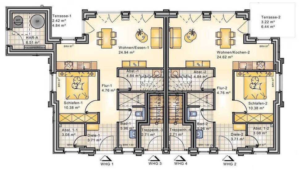 Energieeffizientes Mehrfamilienhaus mit 4 Wohneinheiten in Bürgerfelde! 1 zimmer