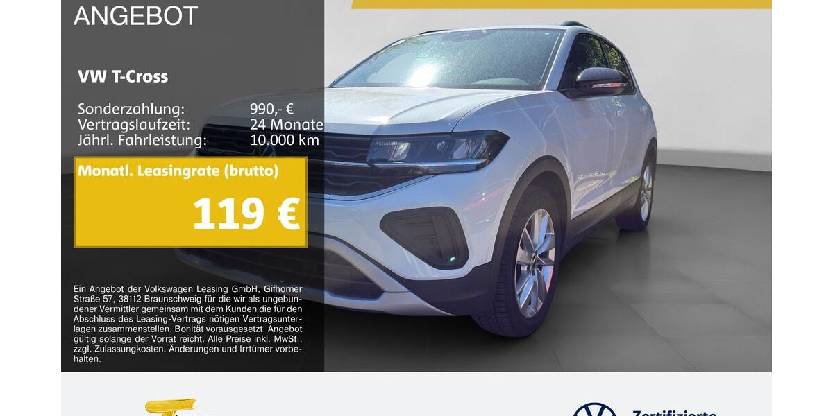 VW T-Cross 25.383 km 19.100 &euro; Castrop-Rauxel 44575