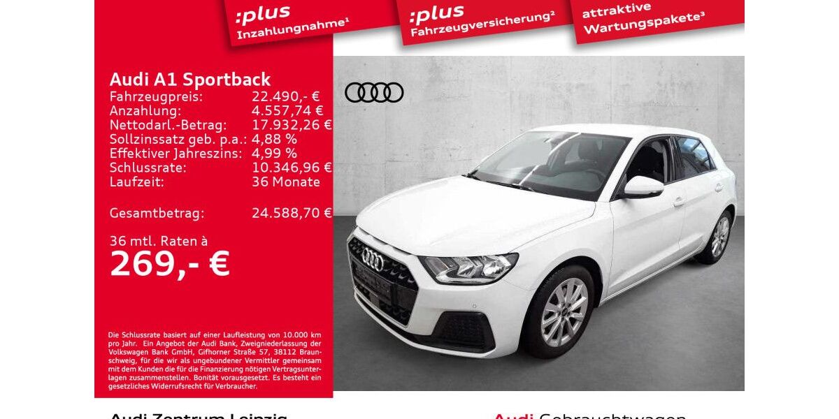 Audi A1 23.730 km 22.490 &euro; Leipzig 04129