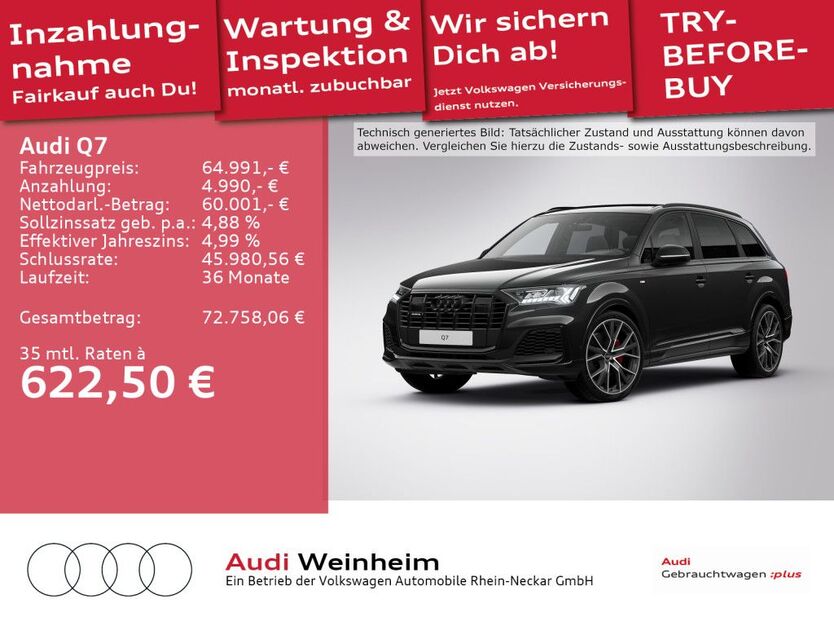 Audi Q7 30.722 km 64.991 € Weinheim 69469