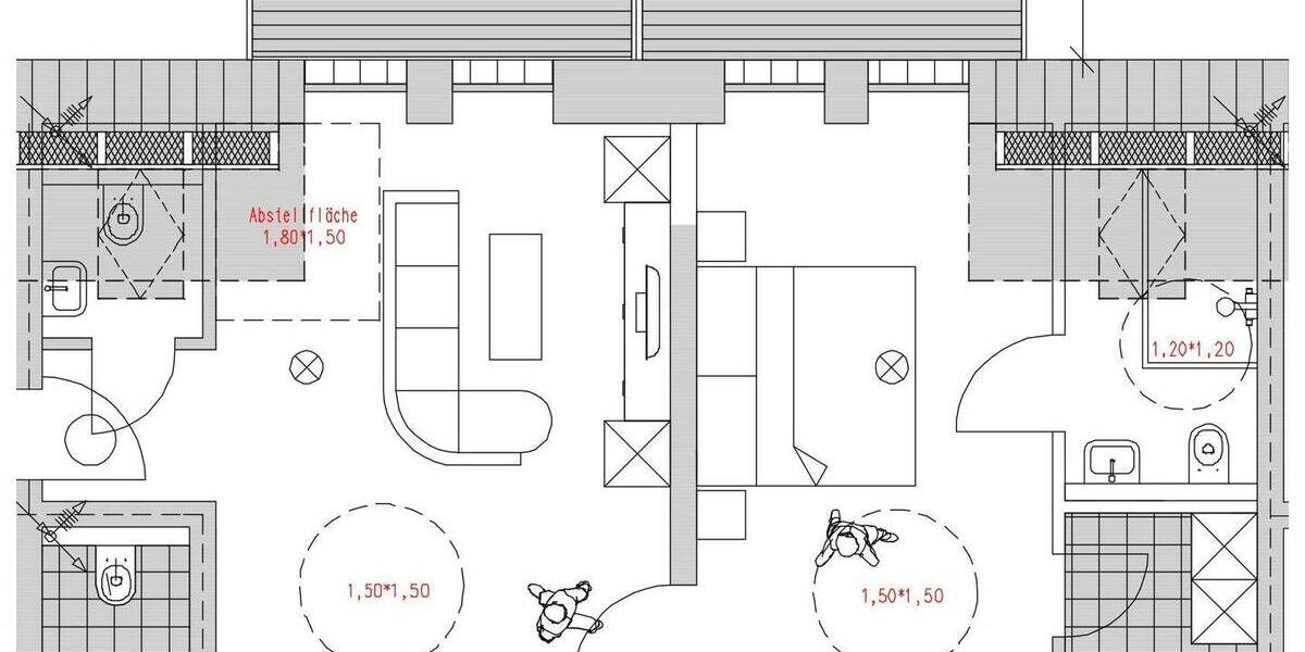 Etagenwohnung Xanten Lüttingen - 2 Zimmer, 58 m&sup2;, 750&euro; | Angebot:26306334