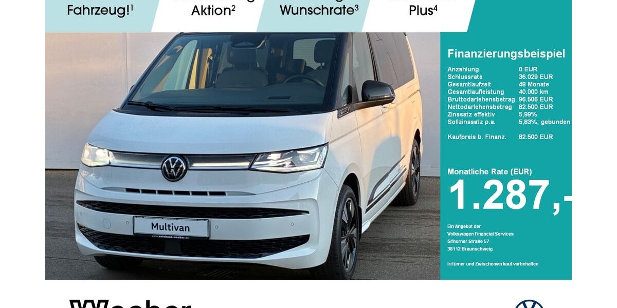 VW T7 Multivan 5.900 km 81.900 &euro; Leonberg 71229