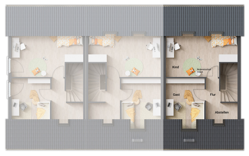 Reihenendhaus Erfurt Stotternheim - 5 Zimmer, 134 m&sup2;, 381.460&euro; | Angebot:25537762