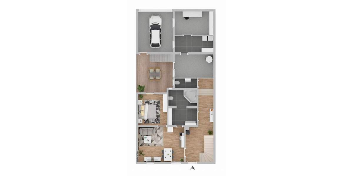 Reihenmittelhaus Floß Weikersmühle - 7 Zimmer, 182 m&sup2;, 1.590&euro; | Angebot:26155311