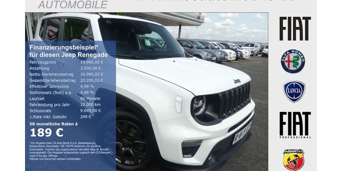Jeep Renegade 55.474 km 18.990 € Koblenz 56072