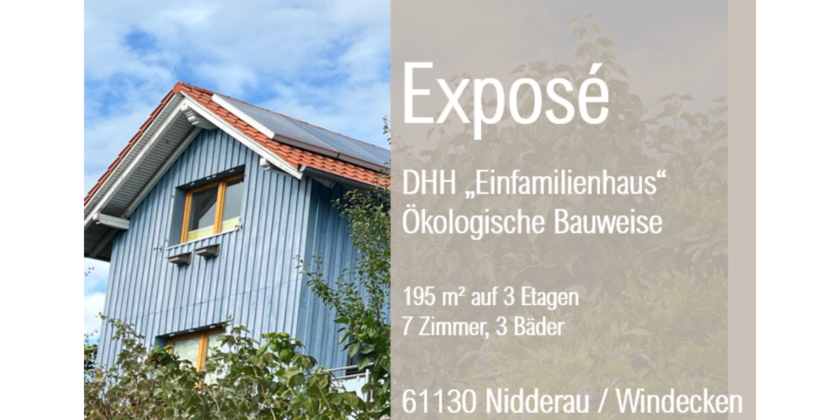 Doppelhaushälfte Einfamilienhaus 7 zimmer