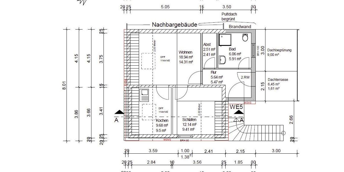 Dachgeschosswohnung in Kruft 2 zimmer