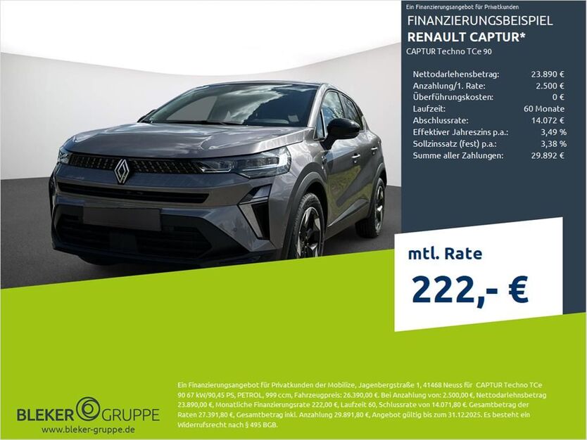 Renault Captur 1.500 km 26.390 € Ahaus 48683