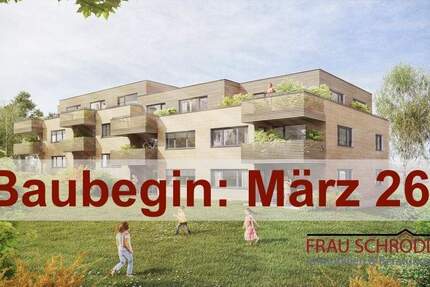 TENGEN Modern - Schick - Energiebewusst Wohnen auf ca. 60 Quadratmeter mit Gartenanteil Terrasse - Garten - Garage 2 zimmer