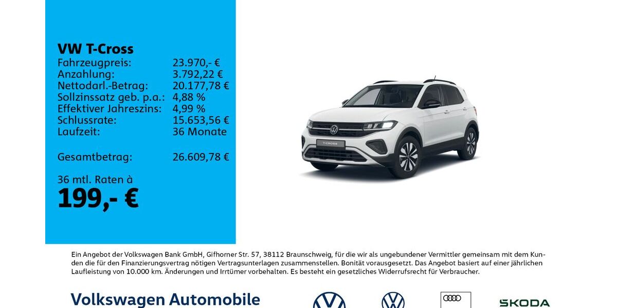 VW T-Cross 9.500 km 21.470 &euro; Leipzig 04277