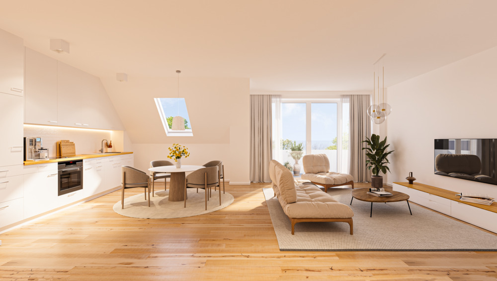 Etagenwohnung Eckernförde - 2 Zimmer, 53 m&sup2;, 289.000&euro; | Angebot:25780066