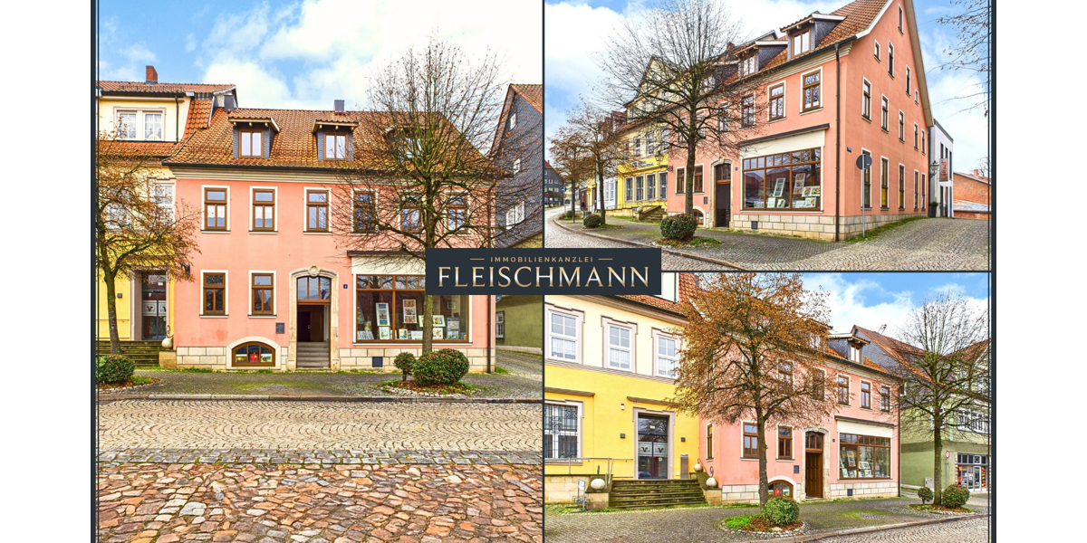 Gewerbefläche in Toplage am Markt Schleusingen – modern, vielseitig und lichtdurchflutet - Gewerbeobjekt Schleusingen | Angebot:23642831