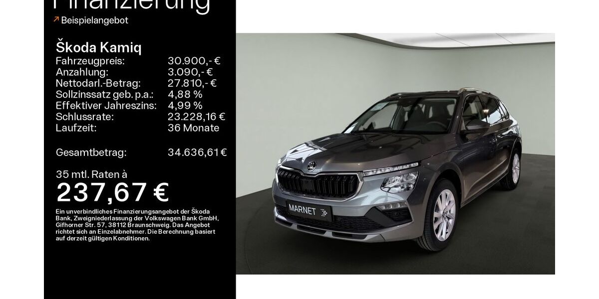 Skoda Kamiq 3.500 km 30.900 &euro; Heidenheim an der Brenz 89520