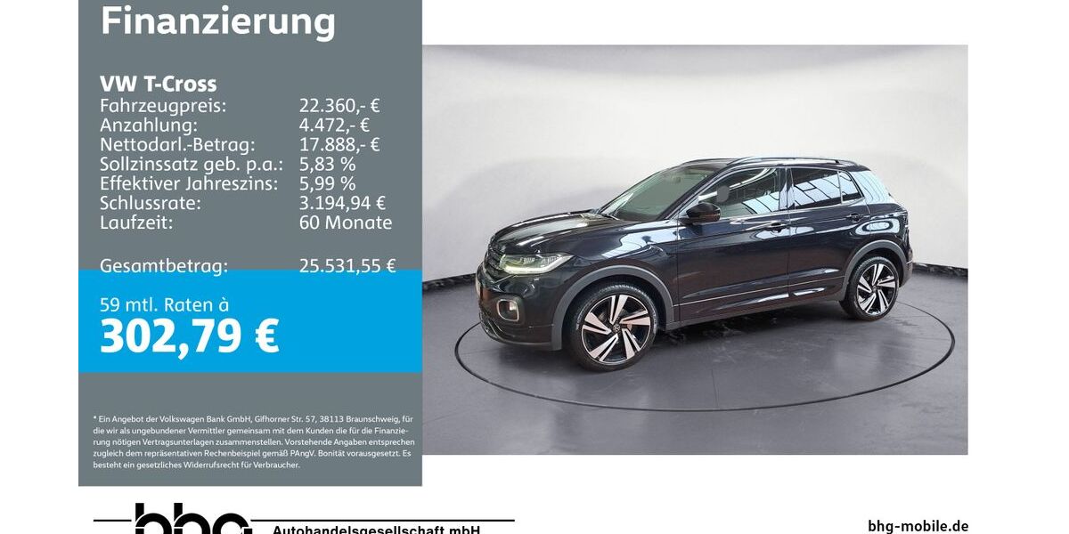 VW T-Cross 74.623 km 21.960 &euro; Ettlingen 76275