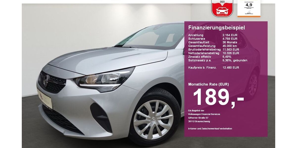 Opel Corsa 21.500 km 12.480 &euro; Albbruck 79774