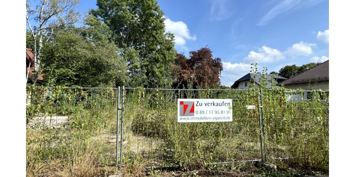 Ruhig gelegenes Baugrundstück in Eichenau für ein kleineres Einfamilienhaus - Grundstück Eichenau | Angebot:27189670