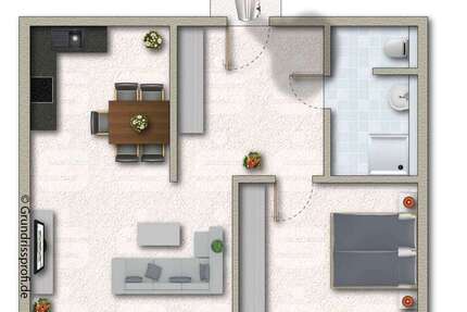Wohnung Klein-Winternheim Winternheim - 2 Zimmer, 66 m&sup2;, 356.900&euro; | Angebot:25196253
