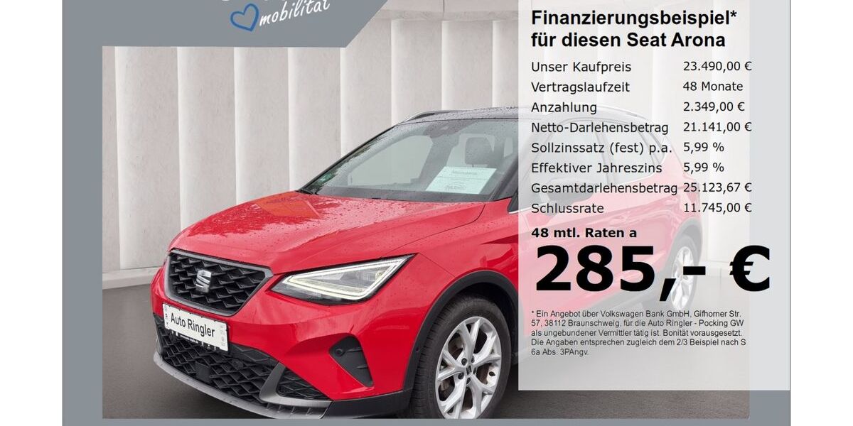 Seat Arona 30.000 km 23.490 &euro; Pocking 94060