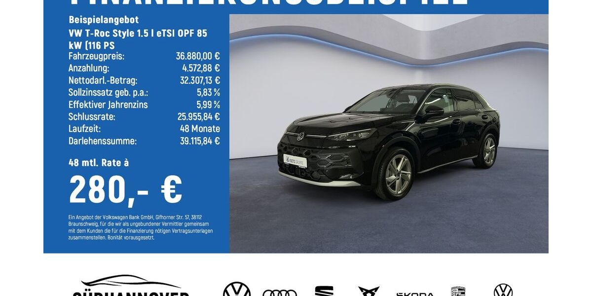 VW T-Roc 3.500 km 36.480 &euro; Göttingen 37081