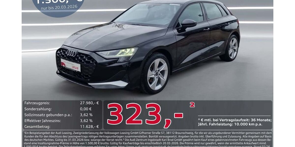 Audi A3 15.804 km 27.980 &euro; Ingolstadt 85057