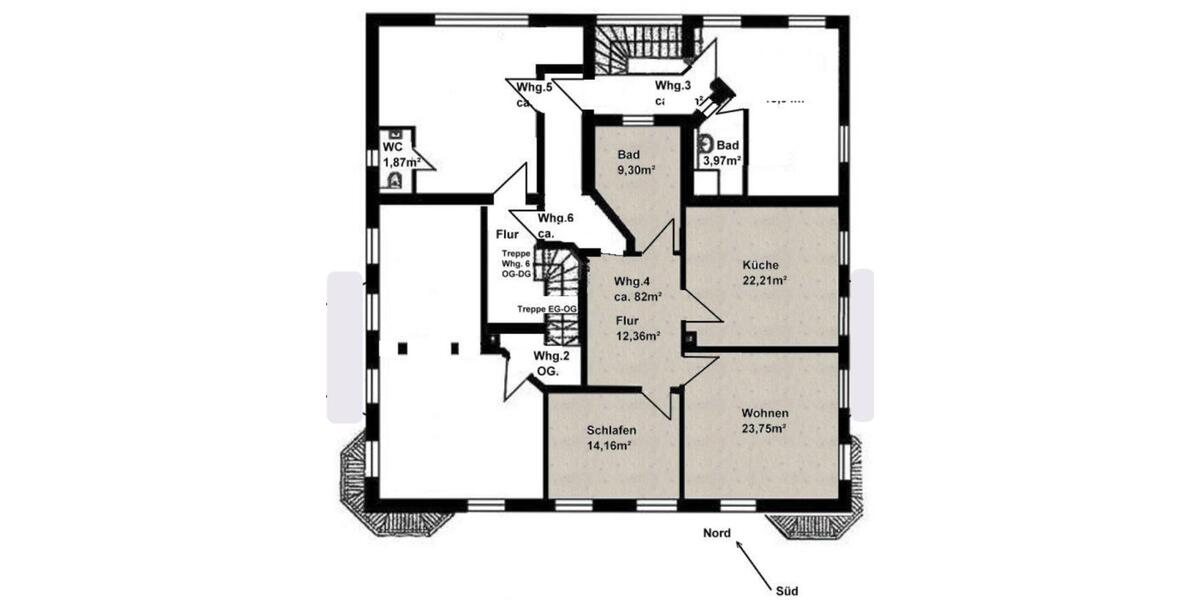 Etagenwohnung Wolnzach - 2 Zimmer, 82 m&sup2;, 950&euro; | Angebot:26302589