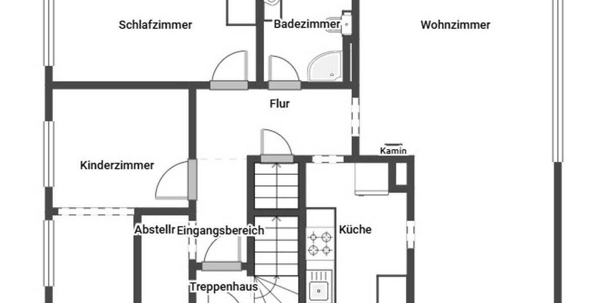 Etagenwohnung Breitenburg - 3 Zimmer, 84 m&sup2;, 155.000&euro; | Angebot:26171368