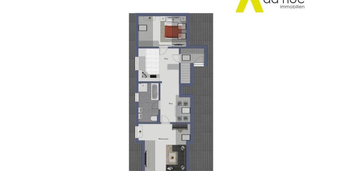 Dachgeschoßwohnung Kahla - 2 Zimmer, 65 m&sup2;, 510&euro; | Angebot:24876941