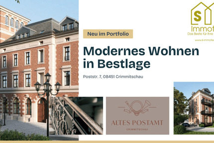 Wohnung Crimmitschau - 4 Zimmer, 124 m&sup2;, 1.178&euro; | Angebot:26867264