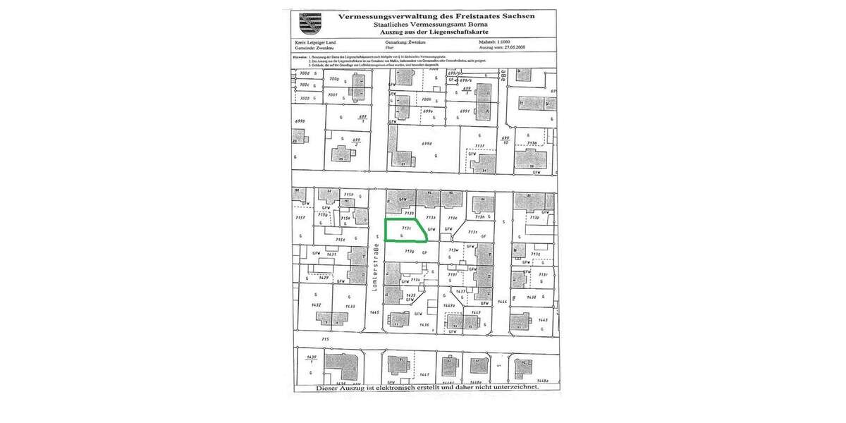 Grundstück zu verkaufen in Zwenkau 140.000 € 380 m² zimmer