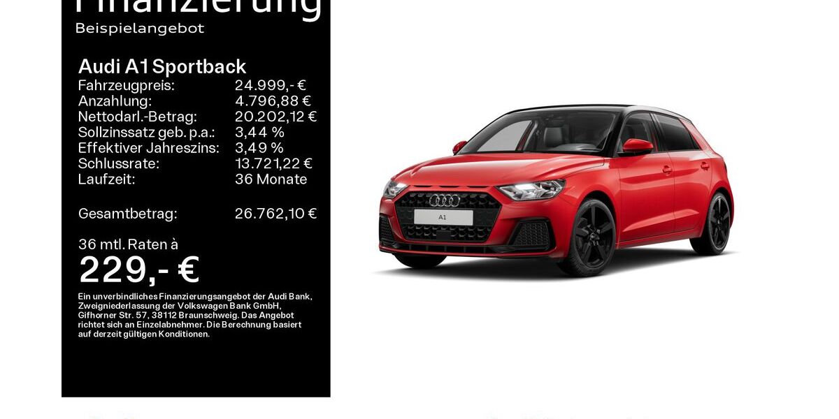 Audi A1 6.600 km 24.999 &euro; Hanau 63452