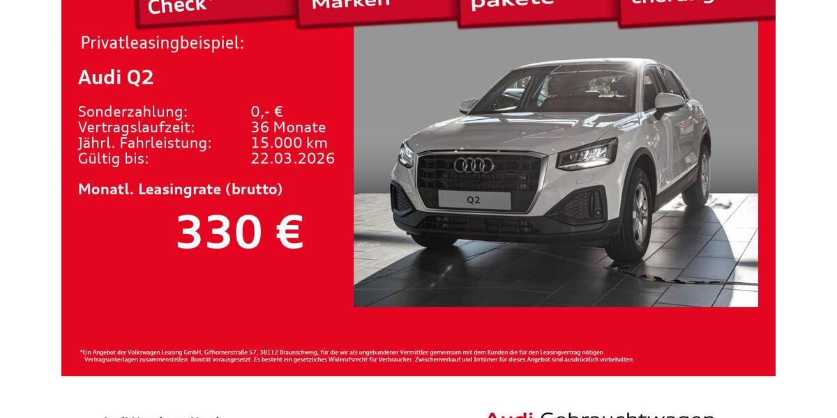 Audi Q2 1.890 km 26.944 &euro; Hamburg 22419