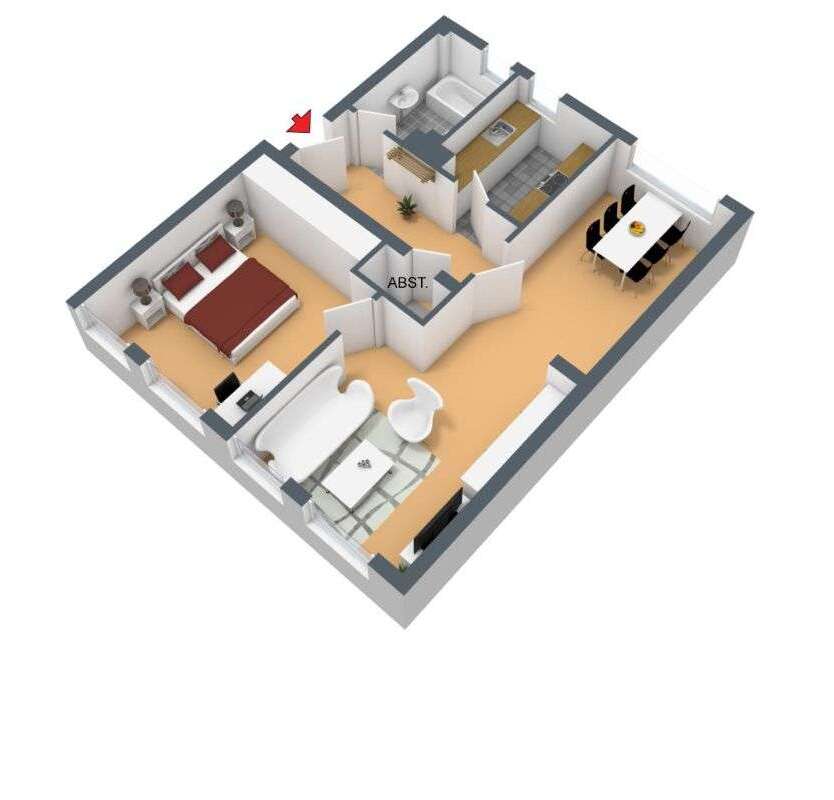 Wohnung zum Mieten in Düsseldorf 598 € 49.89 m²