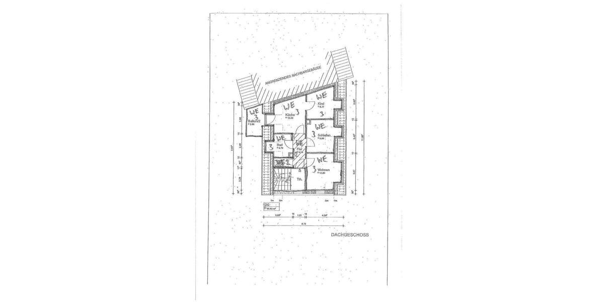 Etagenwohnung Ansbach - 3 Zimmer, 65 m&sup2;, 169.000&euro; | Angebot:25733890