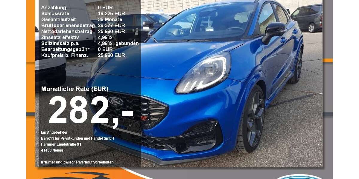Ford Puma 6.990 km 25.980 &euro; Mühldorf 84453