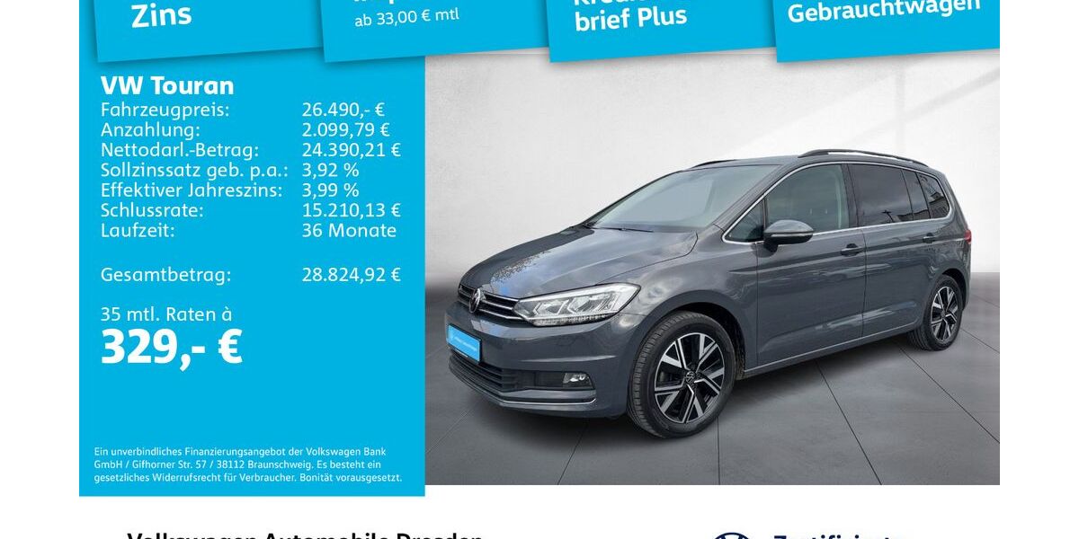 VW Touran 69.045 km 26.490 &euro; Dresden 01067