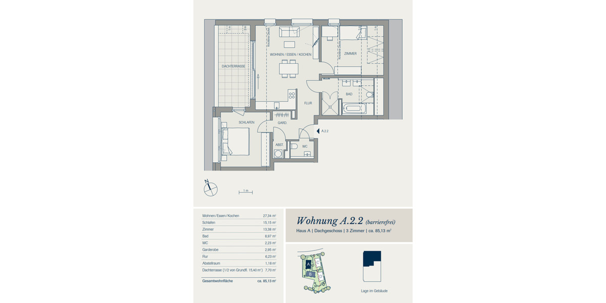 Etagenwohnung Kirchzarten Zarten - 3 Zimmer, 85 m&sup2;, 728.300&euro; | Angebot:26375876