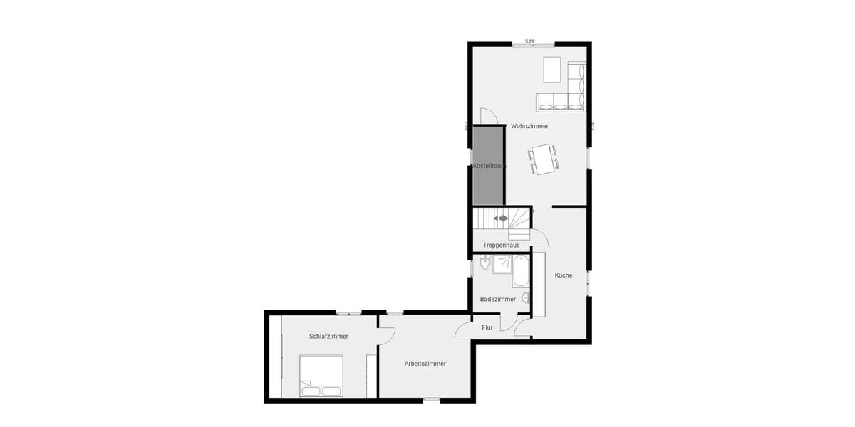 Dachgeschoßwohnung Bremerhaven Schiffdorferdamm - 3 Zimmer, 96 m&sup2;, 195.000&euro; | Angebot:25580552