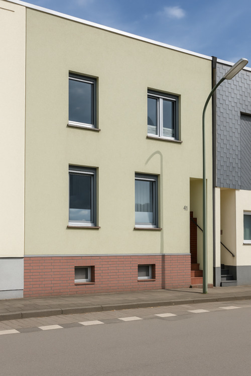 Reihenhaus mit Garten als Renovierungsprojekt