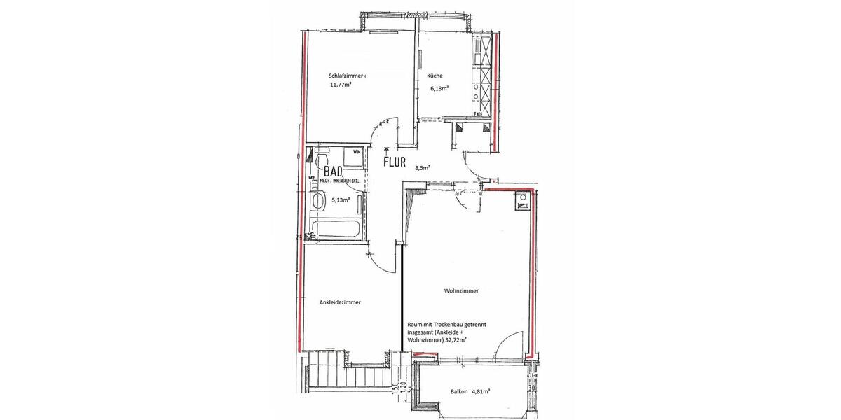 Maisonettenwohnung Machern - 5 Zimmer, 94 m&sup2;, 250.000&euro; | Angebot:26690370