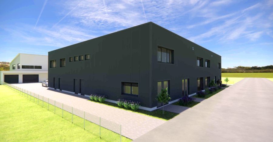 2 x flexible Laden- Büroflächen 33qm - auf 54qm erweiterbar in KFW40 Neubau - Gewerbeobjekt Vechelde | Angebot:26786472