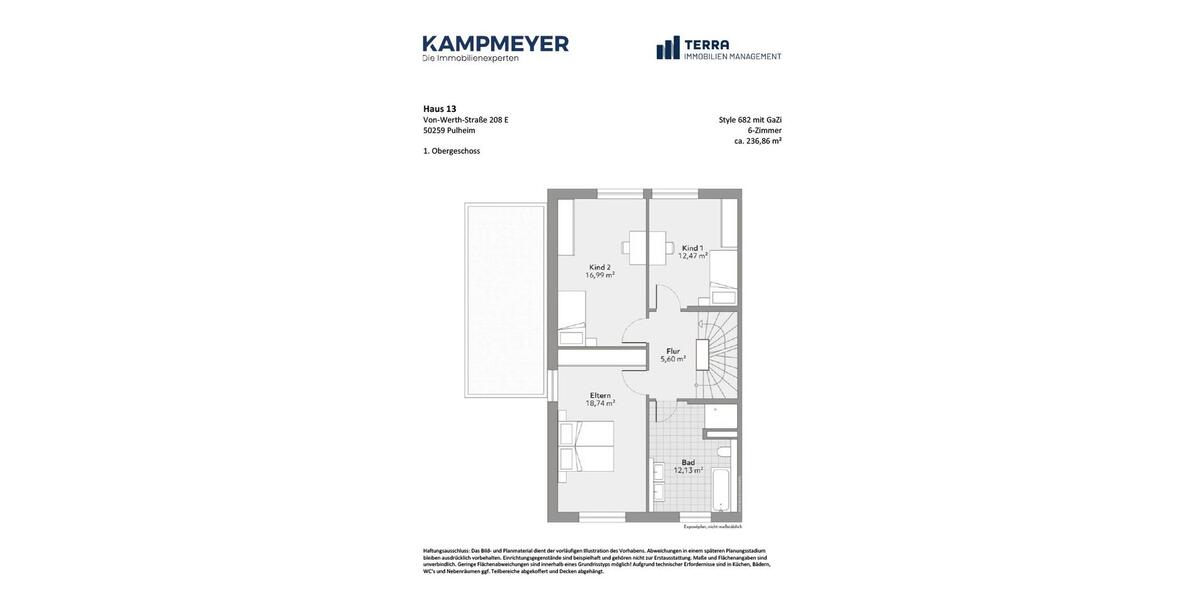 Doppelhaushälfte Pulheim - 6 Zimmer, 237 m&sup2;, 3.080&euro; | Angebot:25960460