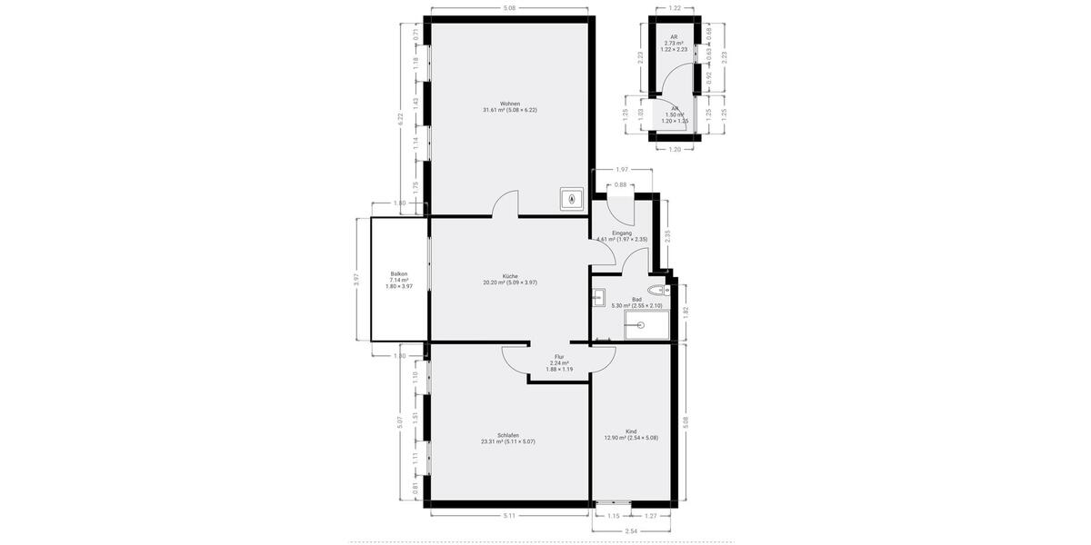 Etagenwohnung Blankenburg (Harz) - 3 Zimmer, 110 m&sup2;, 890&euro; | Angebot:26336030